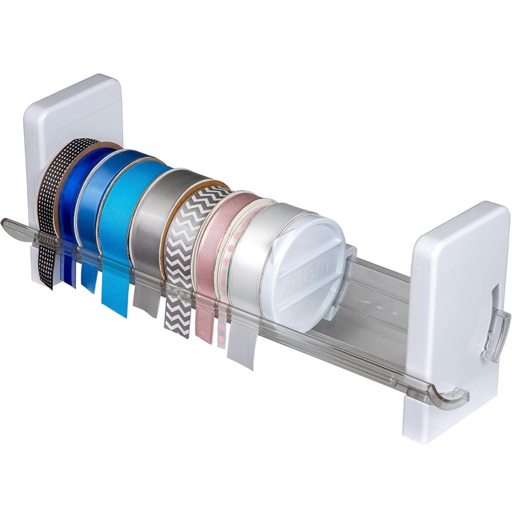 White and Clear Ribbon Organizer